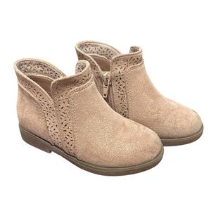 Sparkly Little Girl Side-zip Ankle Boots